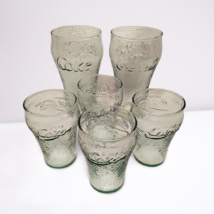 [SET] Coca-Cola / Coke Glasses - 6 Glasses in 2 Sizes