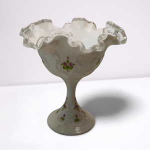 Fenton White Milk Glass Vase