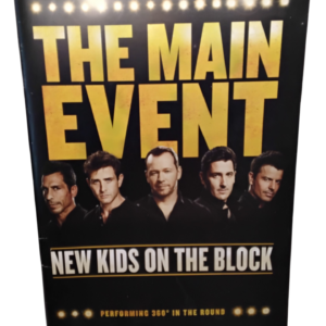 New Kids On The Block "The Main Event" 2015 Tour program