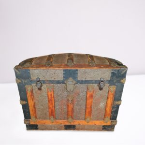 Antique Dome-Top Steamer Trunk