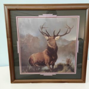 "The Monarch of the Glen" Framed Print